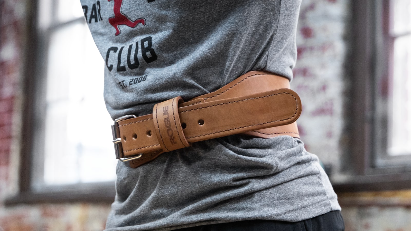 ROGUE Ohio Lifting Belt オハイオ・リフティングベルト Rogue Oly Ohio Lifting Belt - Weightlifting - Vegetable Tanned